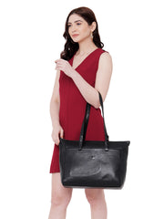 Merecer Melhor's Genuine Leather Ladies Tote Bag CLASSIC